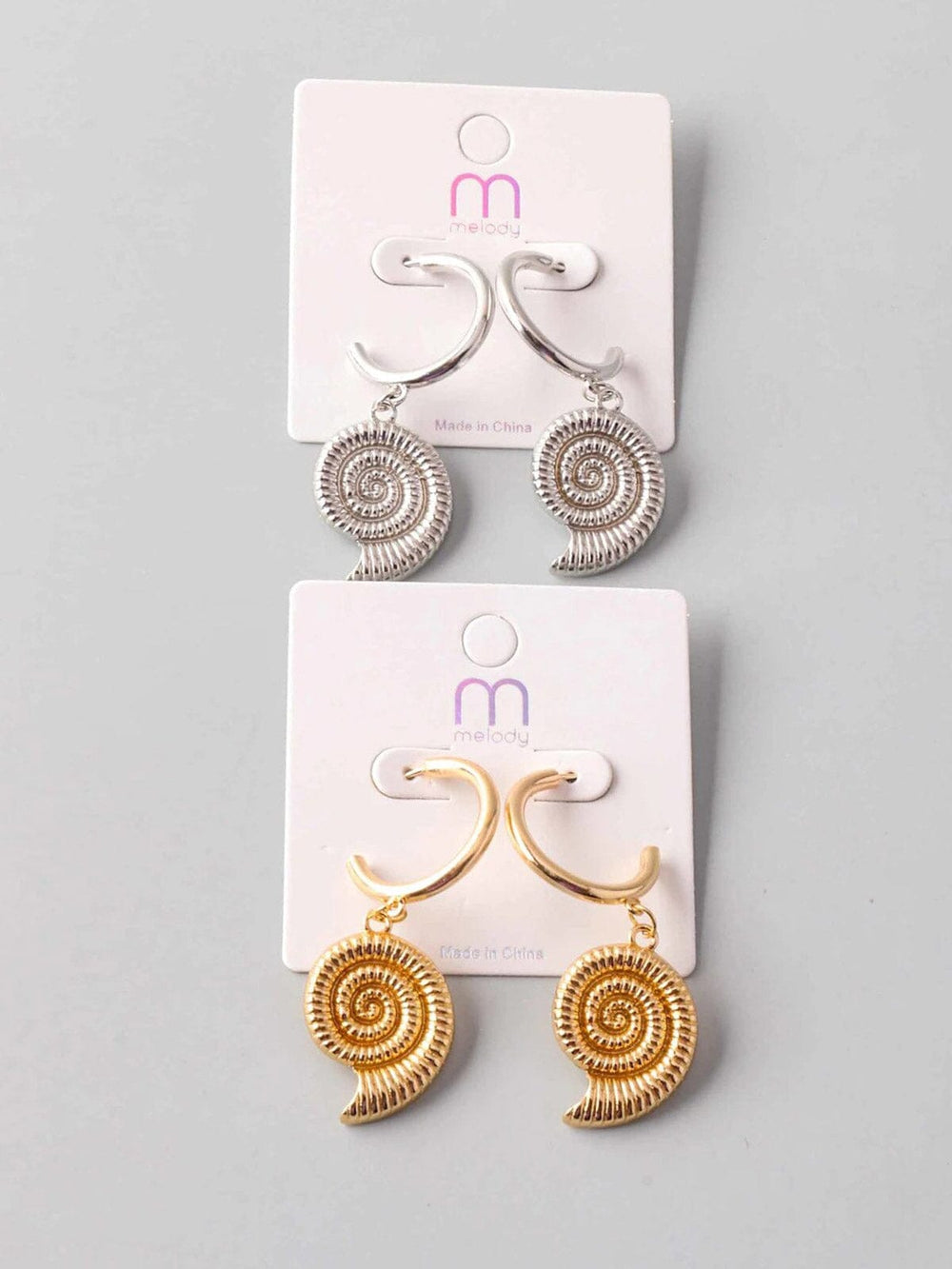 FASHION GOLD & SILVER EARRINGS