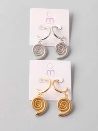 FASHION GOLD & SILVER EARRINGS