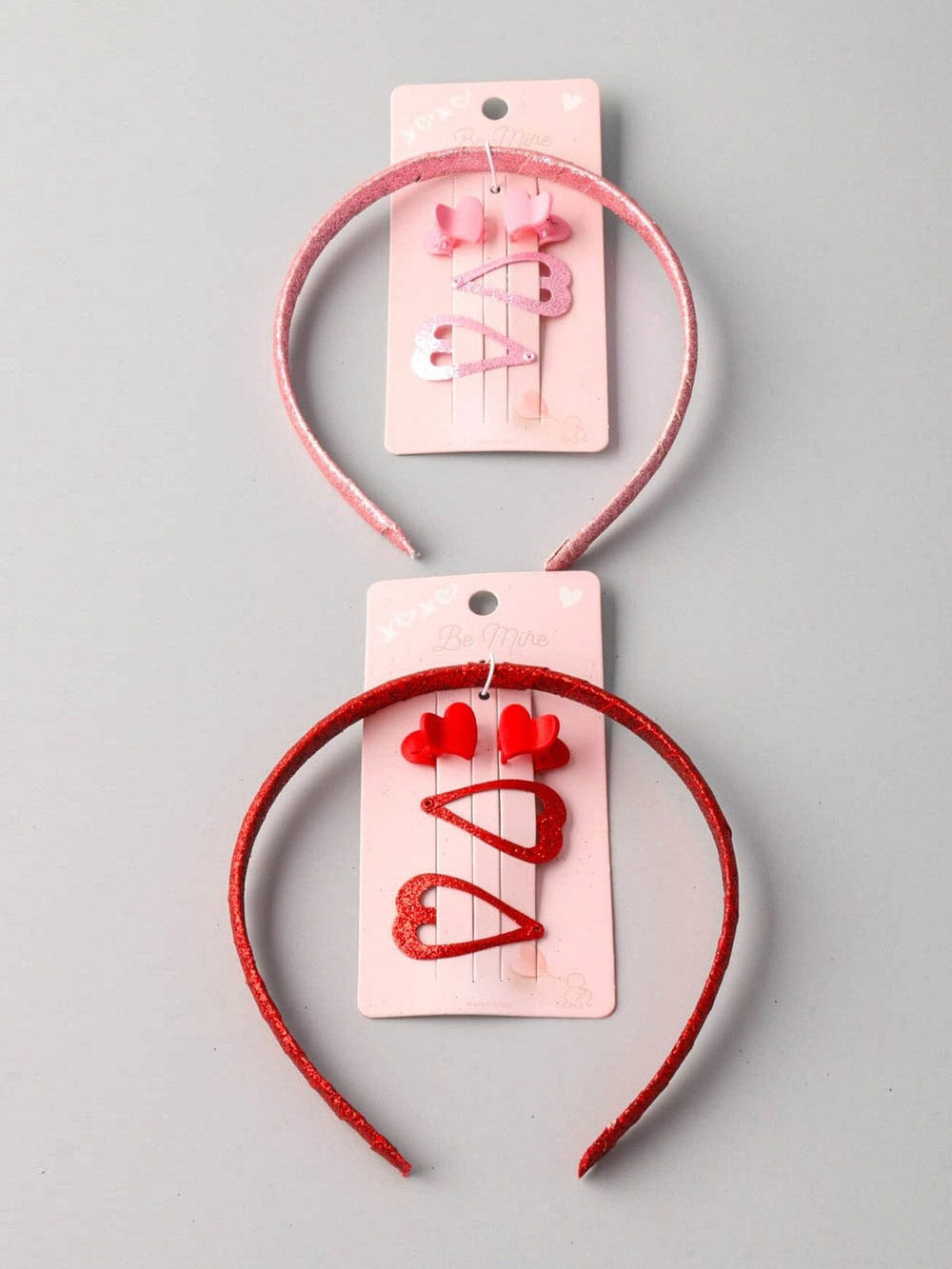 FASHION ASSORTED COLORS HEADBAND & CLAW HAIR CLIPS SET