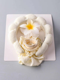 FASHION FLORAL HEADBAND & HAIR CLIP SCRUNCHIE MULTI PIECES SET