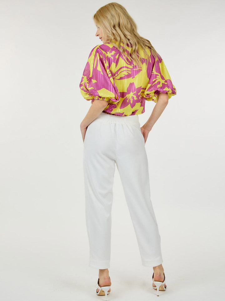 WOMEN'S ZIP UP FRONT POCKETS JOGGER LEG PANTS