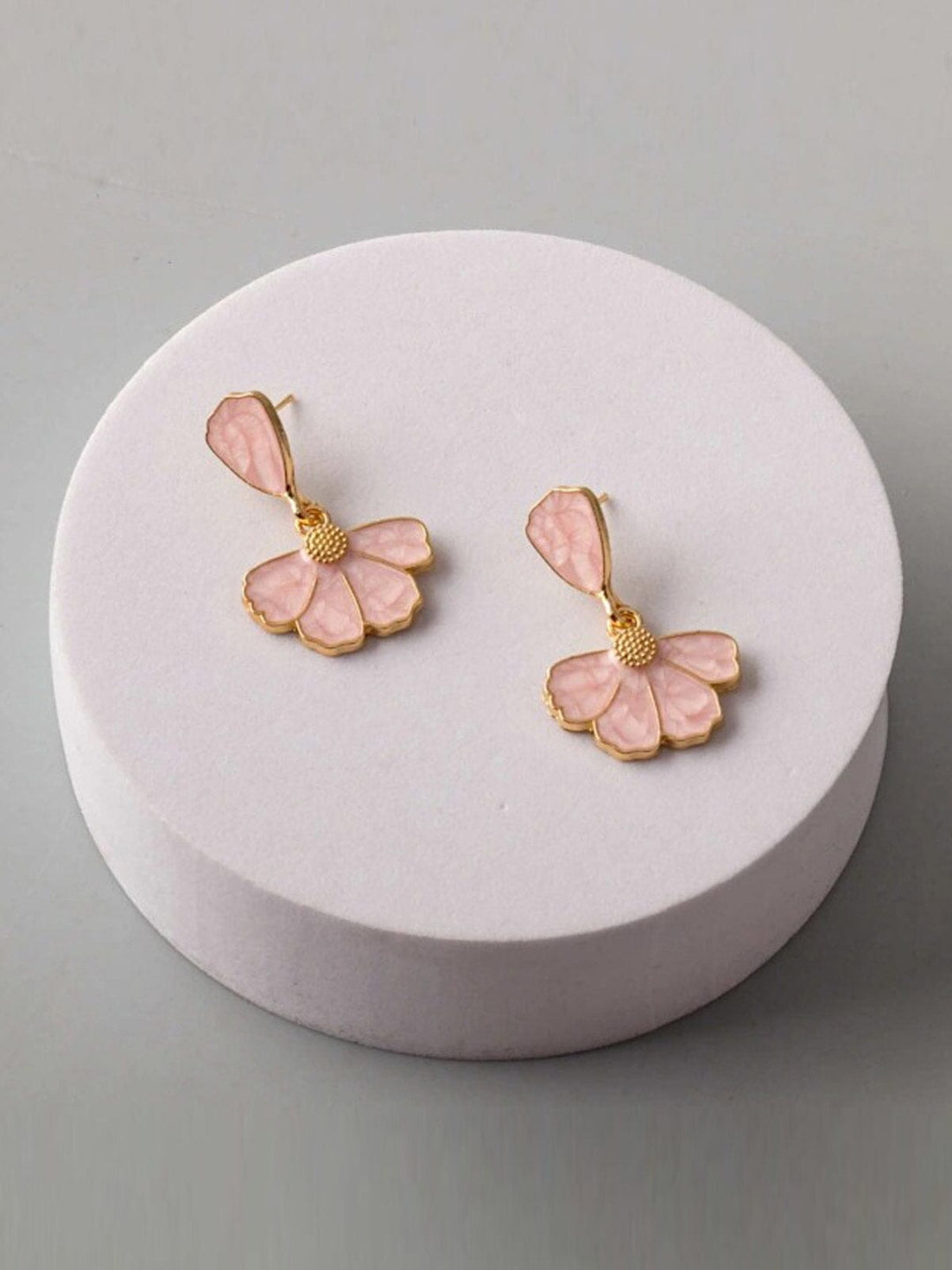 FASHION ASSORTED COLORS FLOWERS EARRINGS