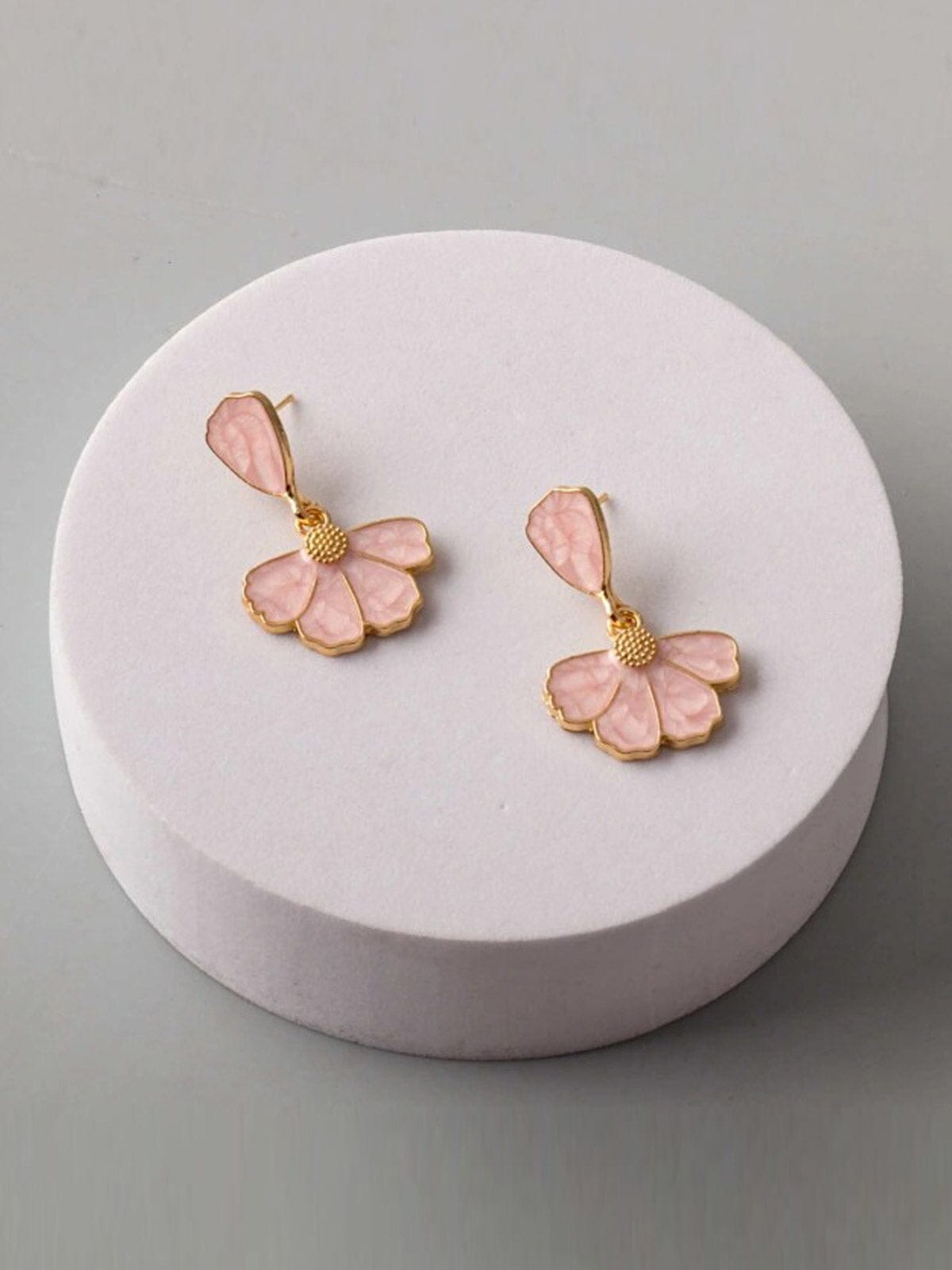 FASHION ASSORTED COLORS FLOWERS EARRINGS