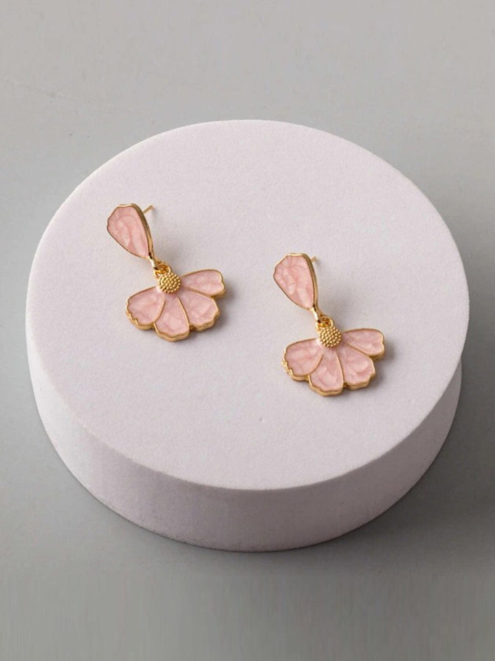 FASHION ASSORTED COLORS FLOWERS EARRINGS