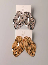 FASHION GOLD & SILVER EARRINGS