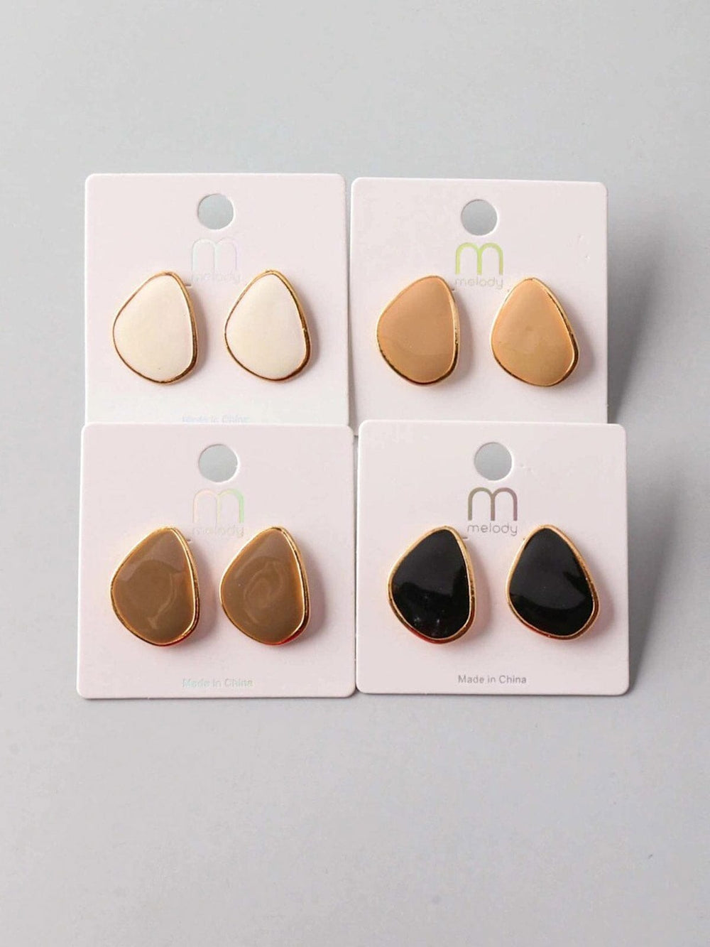 FASHION ASSORTED COLORS EARRINGS
