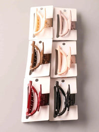 FASHION ASSORTED COLORS BUTTERFLY HAIR CLAW CLIPS