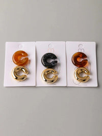 FASHION ASSORTED COLORS EARRINGS