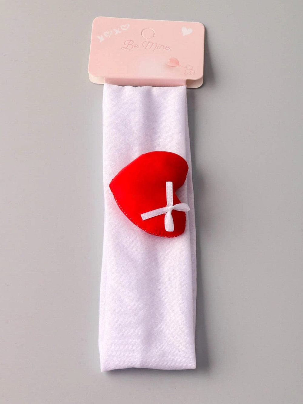 FASHION WHITE HEART PRINT HEADBANDS