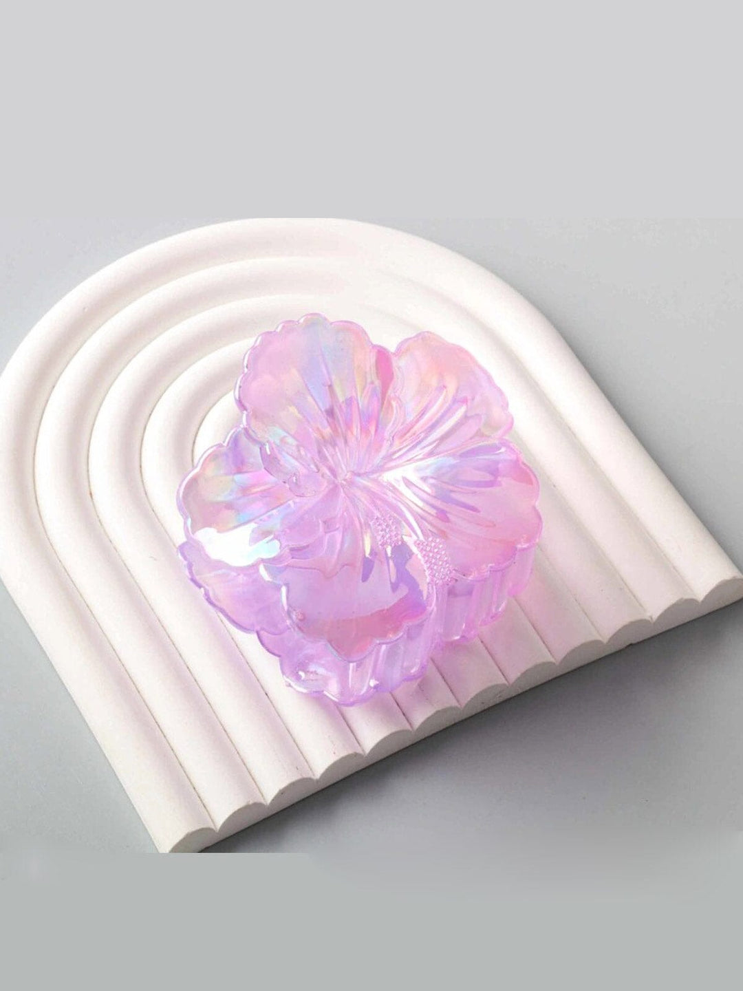 FASHION ASSORTED COLORS FLOWER HAIR CLAW CLIPS