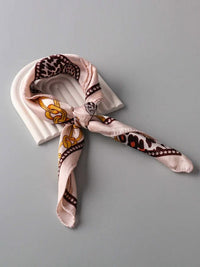FASHION ASSORTED COLORS MULTI PRINT SATIN SCARFS