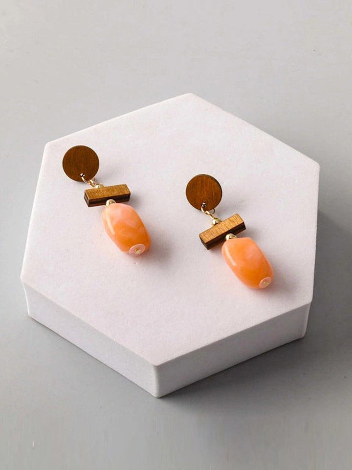 FASHION ASSORTED COLORS HANGING EARRINGS