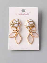 FASHION FLOWERS 2PC. SET EARRINGS