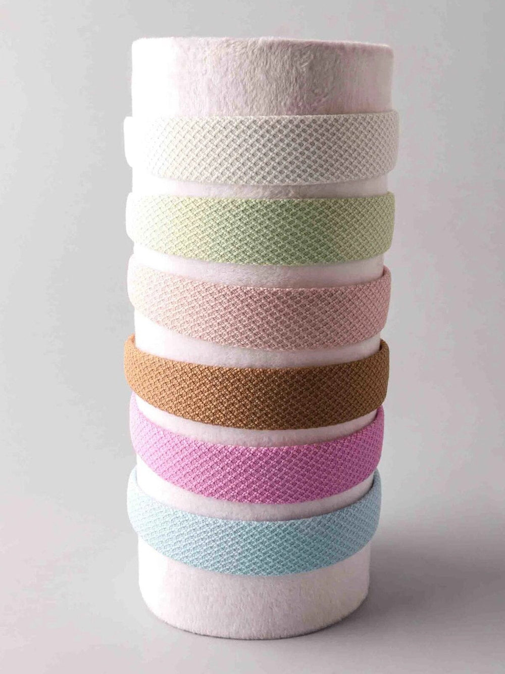 FASHION ASSORTED COLORS WAFFLE HEADBAND