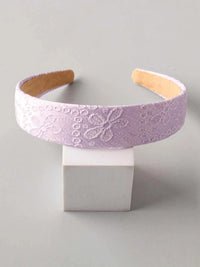 FASHION ASSORTED COLORS FLORAL STITCHED HEADBAND