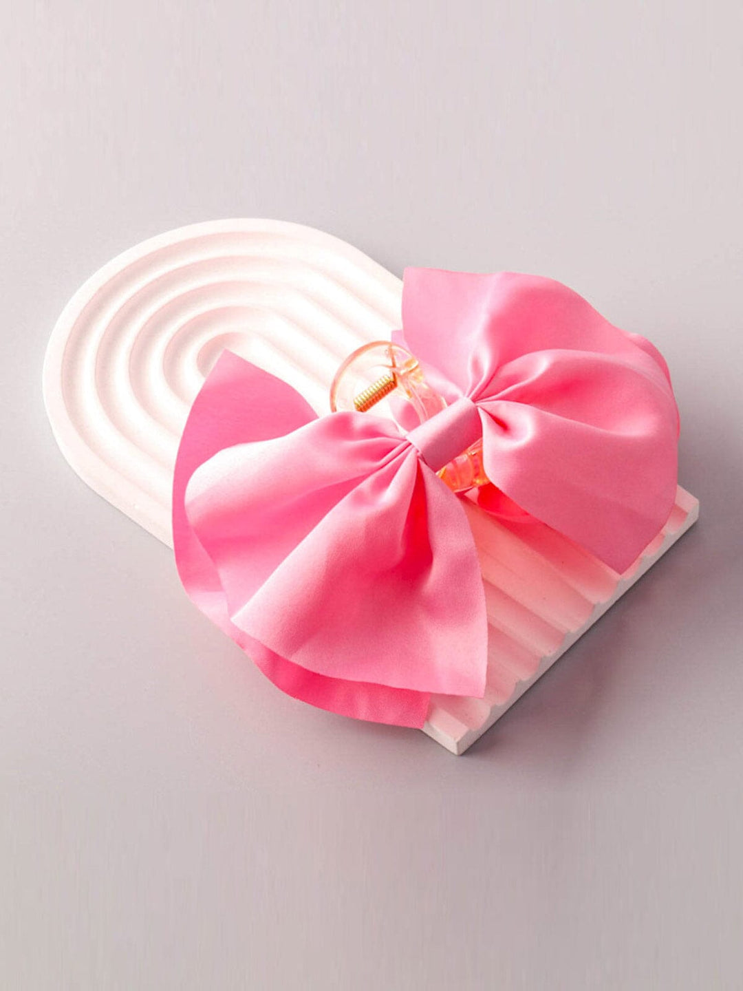 FASHION ASSORTED COLORS BOWS CLAW HAIR CLIPS