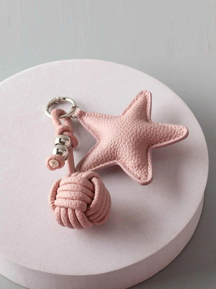 FASHION STAR & BALL PENDANT KEYCHAIN