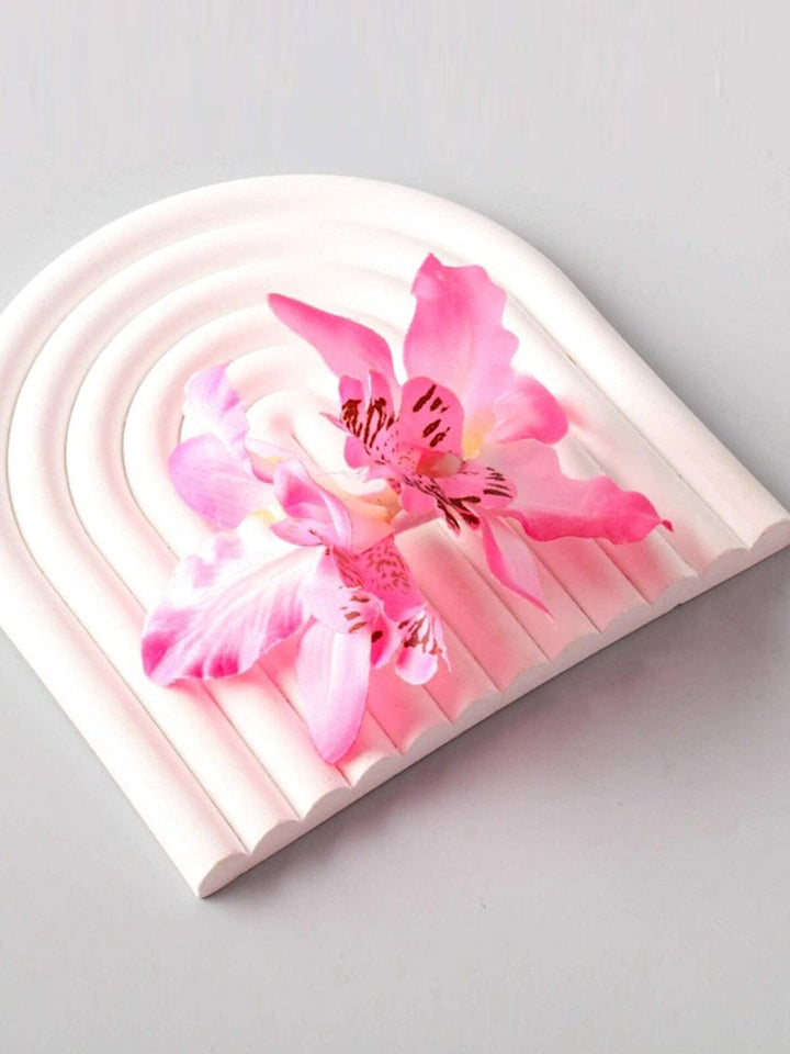 FASHION ASSORTED COLORS FLOWER HAIR CLIPS