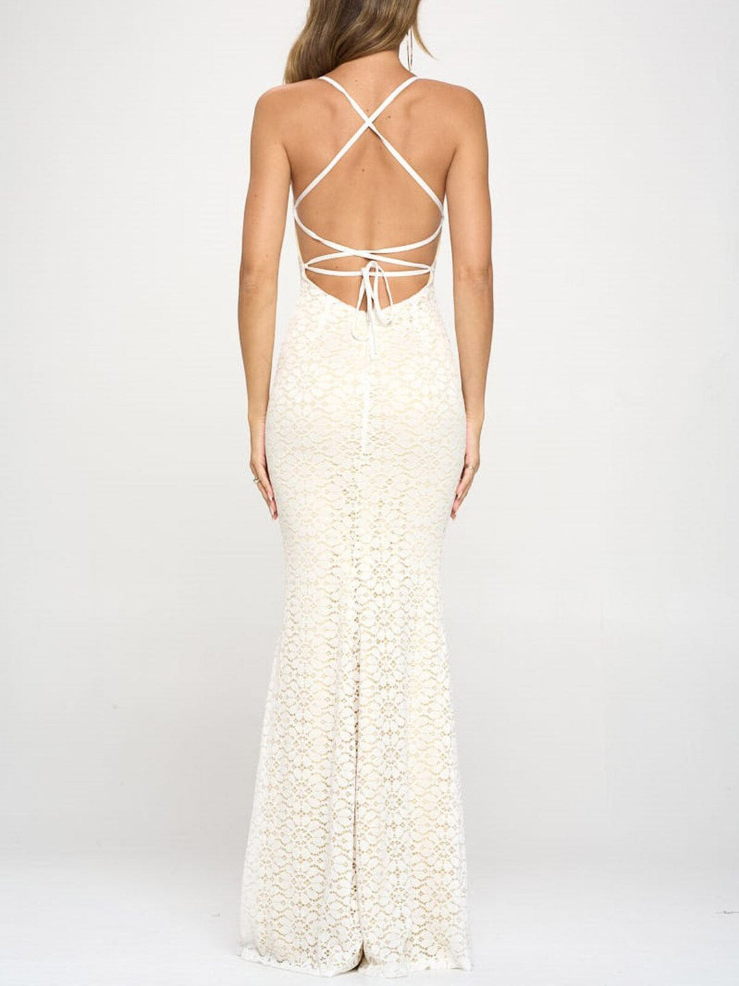 Copy of WOMEN'S SLEEVELESS V-NECK SURPLICE FRONT SLIT MAXI DRESS