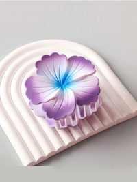 FASHION ASSORTED COLORS FLOWER HAIR CLAW CLIPS