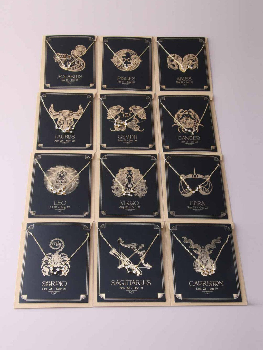 FASHION ZODIAC SIGN NECKLACE