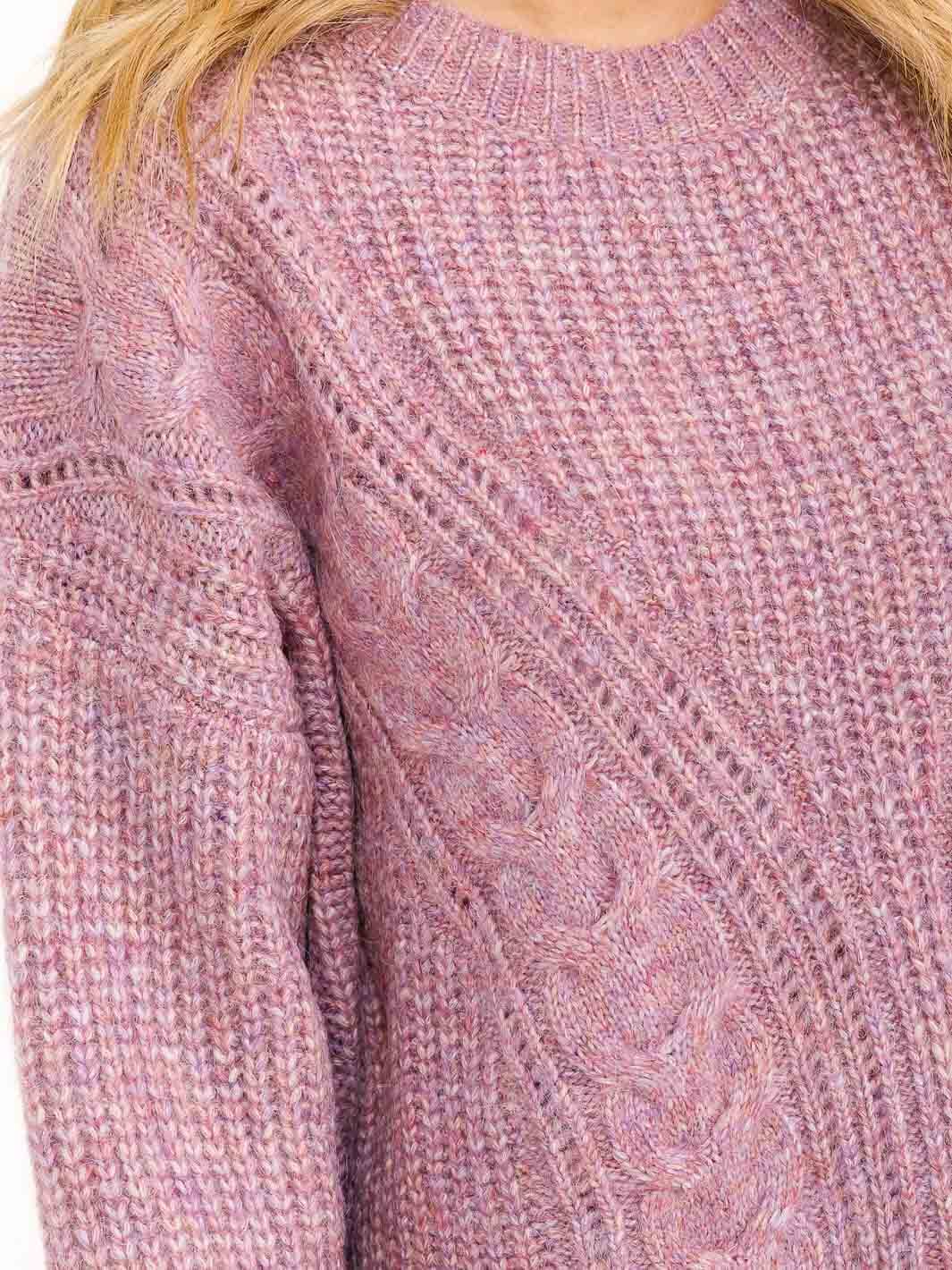 WOMEN'S LONG SLEEVE KNIT PULLOVER SWEATER