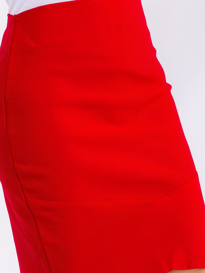 PLUS SIZE ELASTIC WAIST STRETCH BANDAGE SKIRT