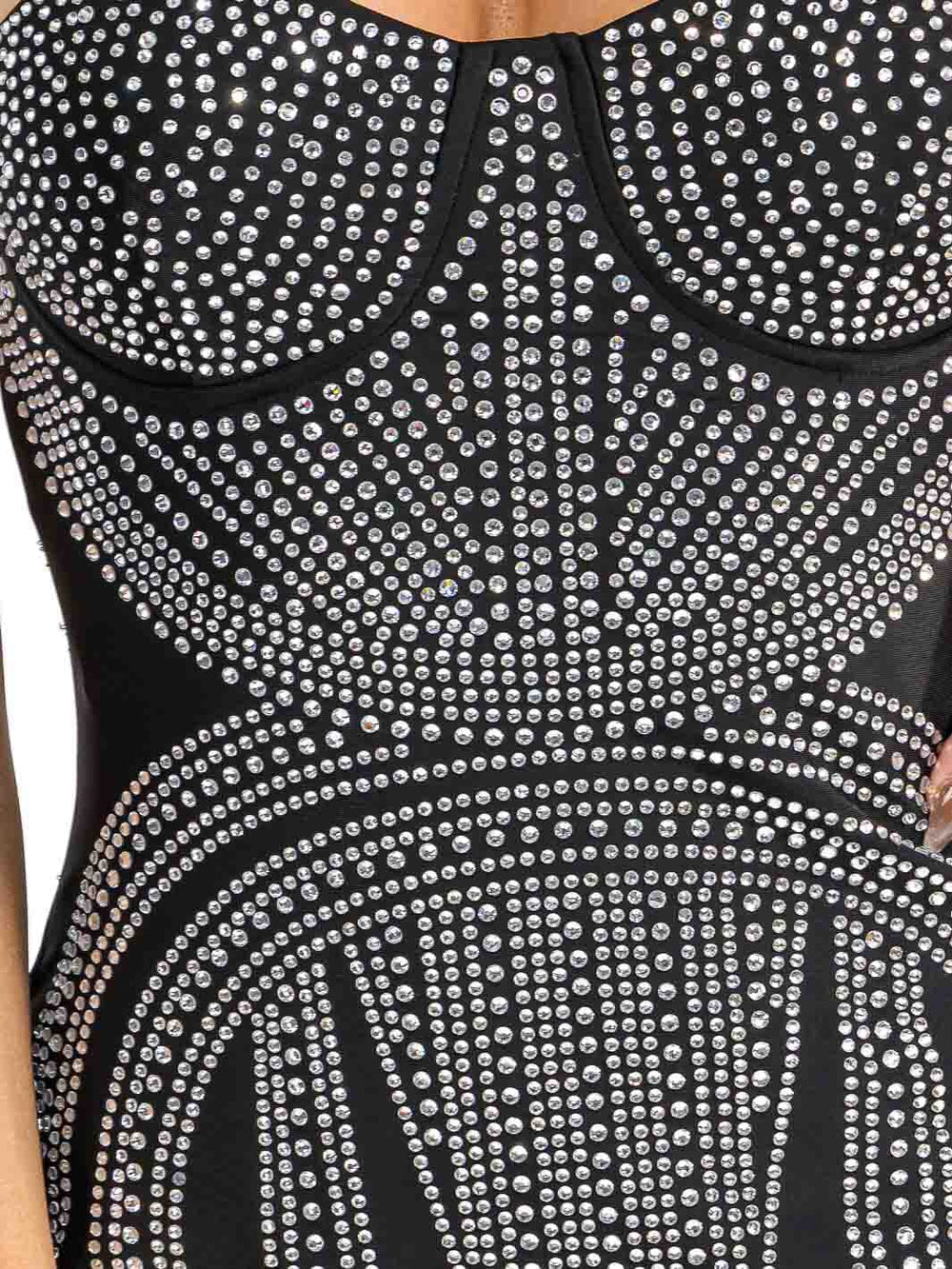 WOMEN'S SLEEVELESS BODYCON SEQUINS MINI DRESS