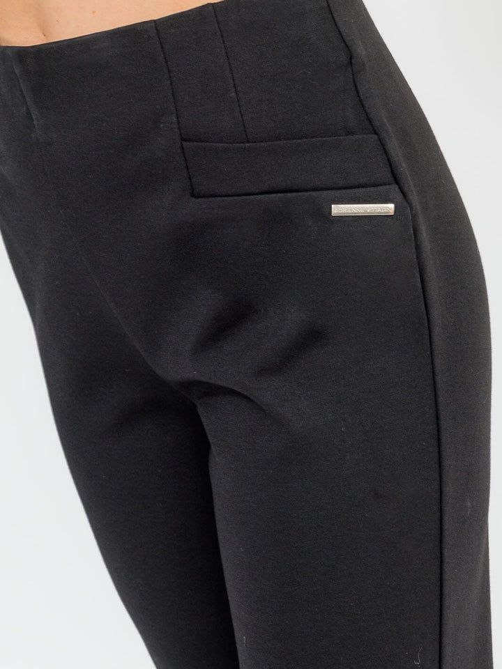 WOMEN'S ELASTIC WAIST BELL LEG PANTS