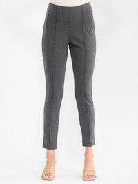 WOMEN'S ELASTIC WAIST SKINNY LEG PANTS