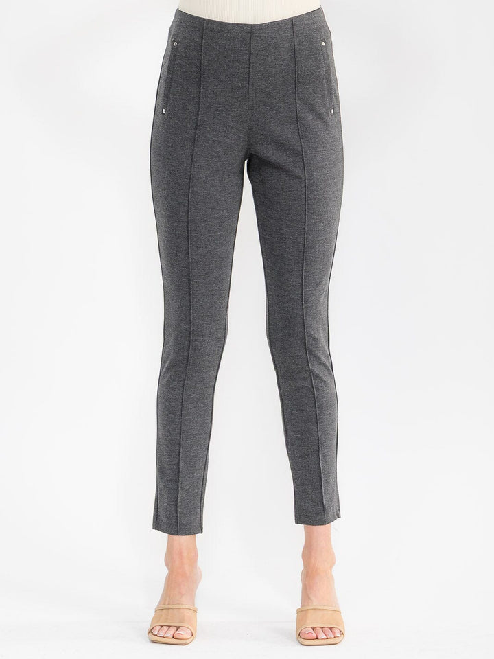 WOMEN'S ELASTIC WAIST SKINNY LEG PANTS