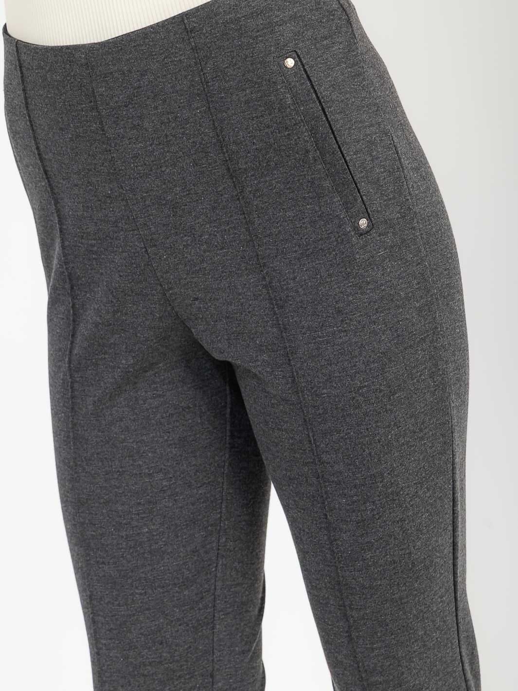 WOMEN'S ELASTIC WAIST SKINNY LEG PANTS