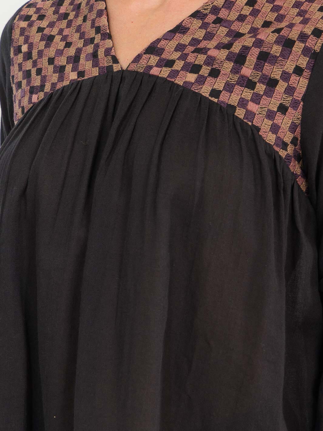 WOMEN'S LONG SLEEVE BUTTONS DETAILED RIBBED BLOUSE (Copy)