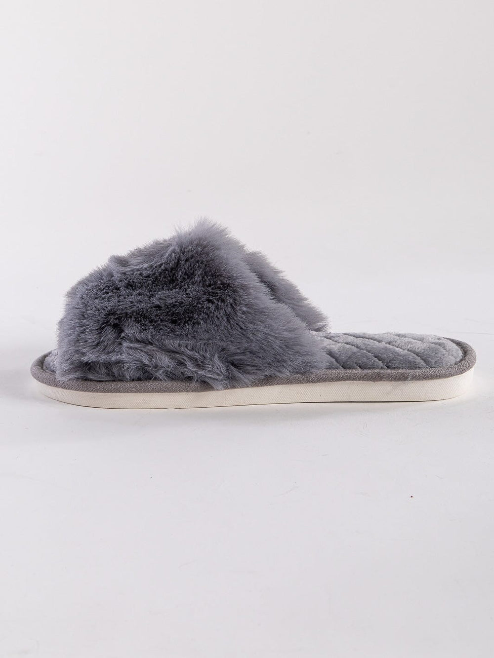 WOMEN'S FLUFFY COZY COMFY OPEN TOE SLIPPERS