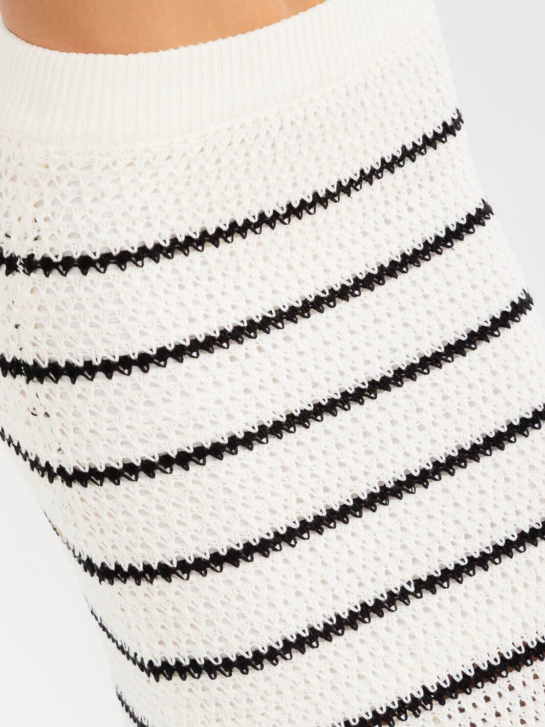 WOMEN'S ELASTIC WAIST COLORBLOCK KNIT MAXI SKIRT