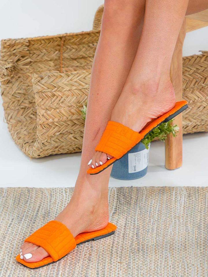 WOMEN'S CASUAL OPEN TOE SLIDE SANDALS