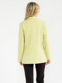 WOMEN'S LONG SLEEVE BUTTON CLOSURE FRONT POCKETS BLAZERS
