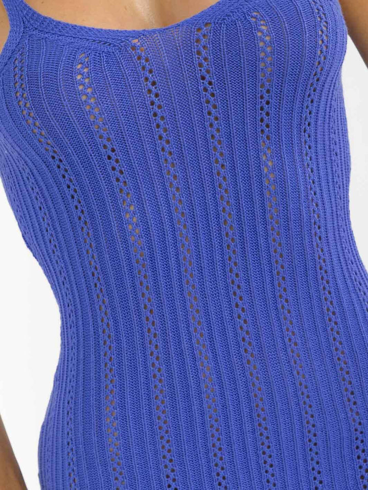 WOMEN'S SLEEVELESS BODYCON KNITTED MINI DRESS (Copy)