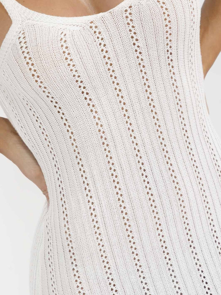 WOMEN'S SLEEVELESS BODYCON KNITTED MINI DRESS (Copy)