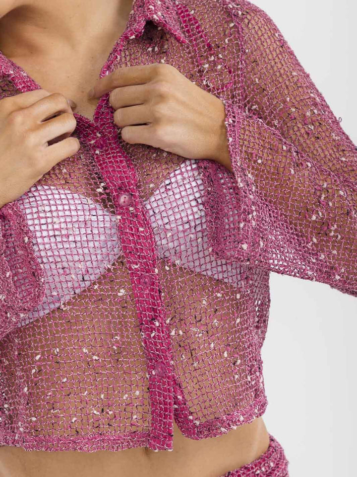 WOMEN'S LONG SLEEVE TOP & ELASTIC WAIST MINI SKORT KNITTED 2PC. SET