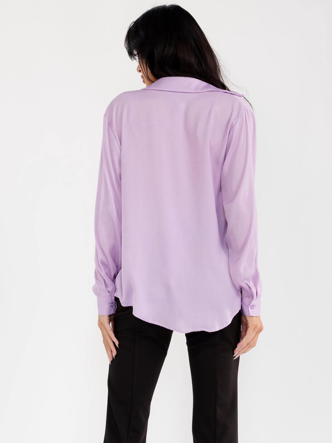 WOMEN'S BRALETTE & LONG SLEEVE BUTTON UP SOLID 2PC TOP