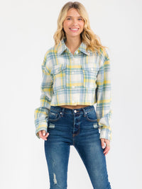 WOMEN'S CROP TANK TOP & LONG SLEEVE BUTTON UP CARDIGAN 2PC TOP (Copy)