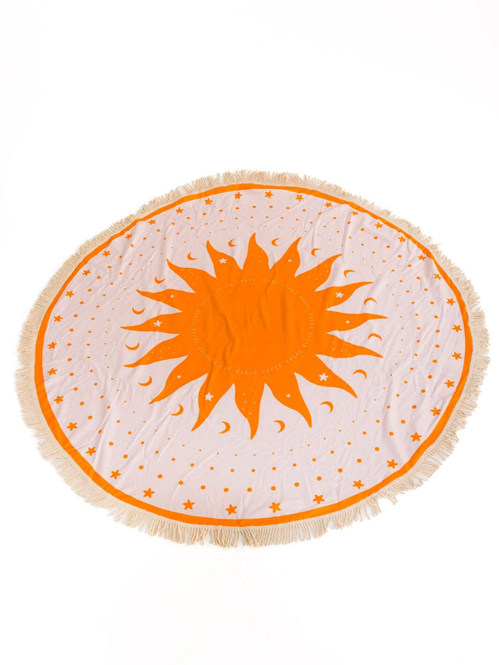 SUN FRINGE EDGE BLANKET BEACH TOWEL
