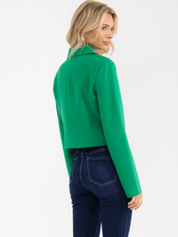 WOMEN'S LONG SLEEVE BUTTON CLOSURE BLAZER
