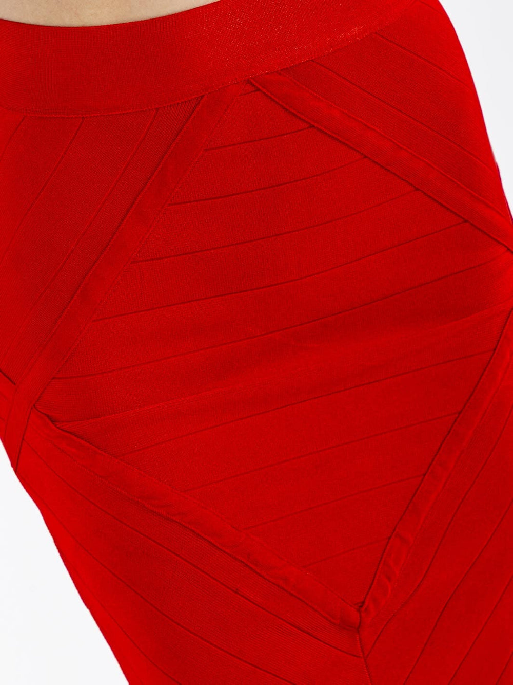 WOMEN'S ELASTIC WAIST BANDAGE MINI SKIRT