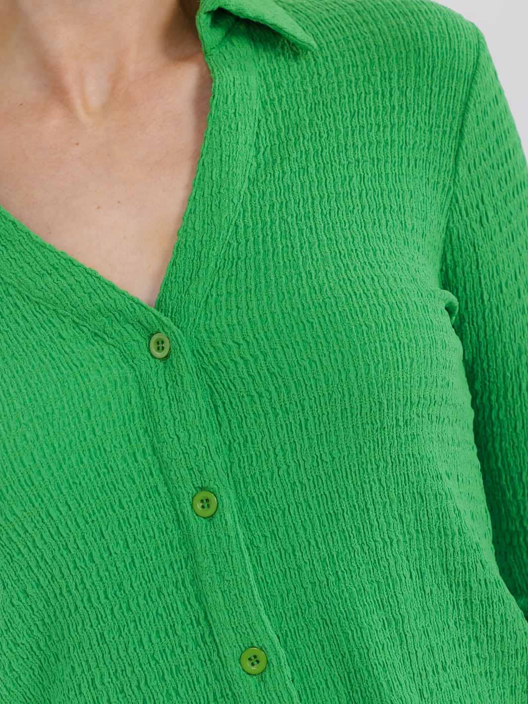 WOMEN'S LONG SLEEVE BUTTON UP BLOUSE