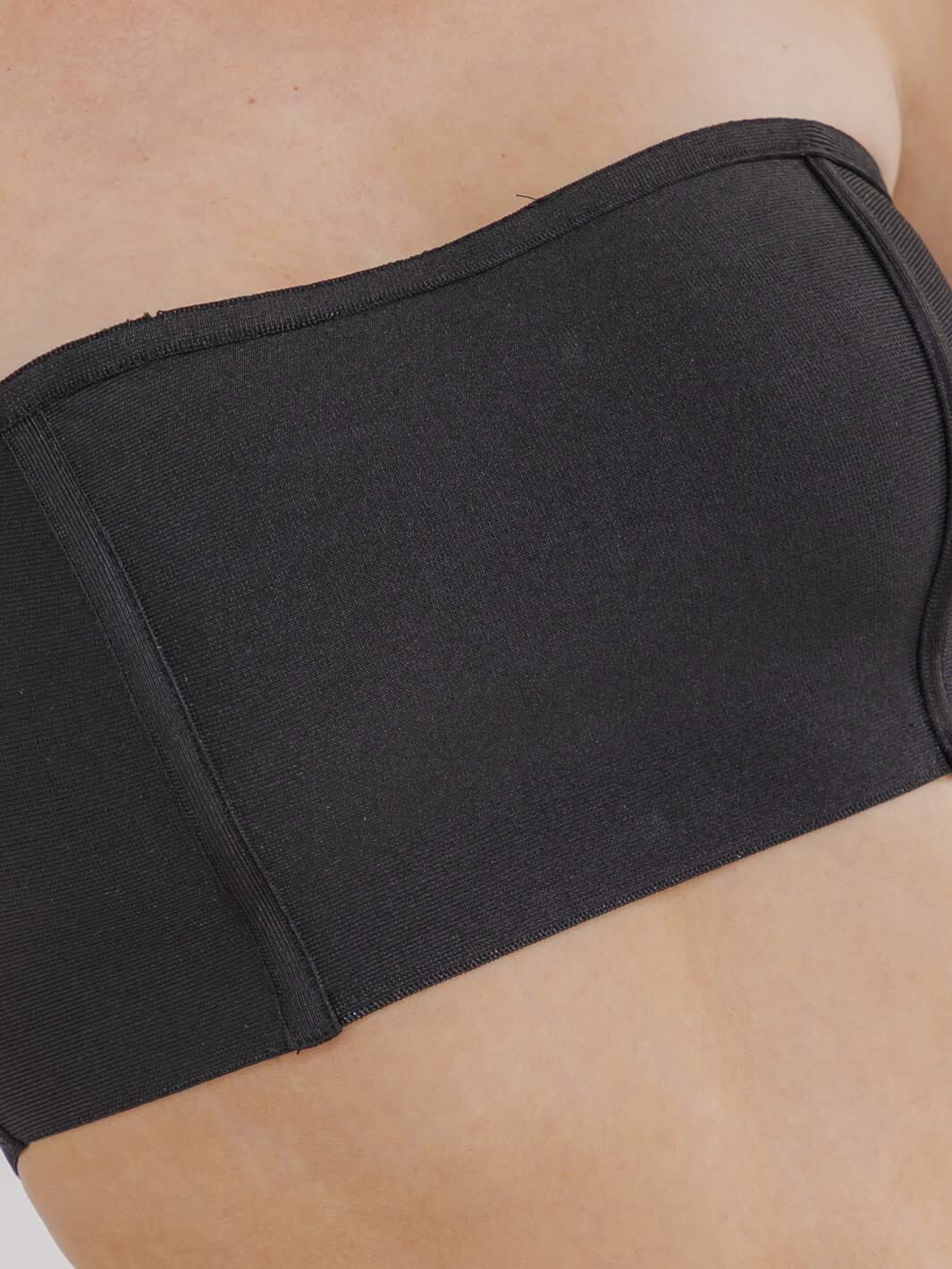 WOMEN'S SLEEVELESS BANDAGE CROP TOP