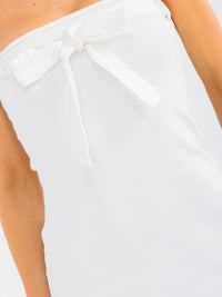 WOMEN'S SLEEVELESS BODYCON STRETCH DENIM MINI DRESS