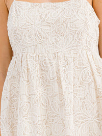 WOMEN'S SLEEVELESS FRONT POCKETS STITCH DETAILED MINI DRESS