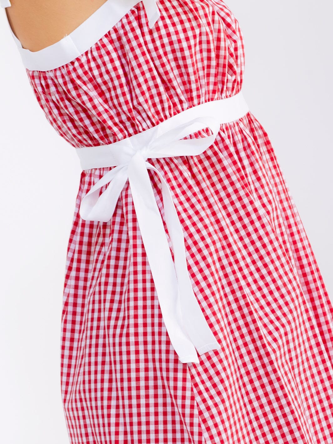 WOMEN'S SLEEVELESS ADJUSTABLE STRAPS PLAID MINI DRESS